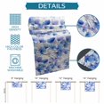 thumbnail image 6 of Blue Flowers Table Runner 120 Inches, Spring Botanical Blossom Florals Plants Bed Runner Dresser Scarves Tabletop for Indoor Outdoor Parties/Ceremony/Banquet, 13"x 120", 6 of 9