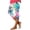 Multicolor, variant on AGWOLF Women's Capri Leggings Floral Capris Tummy Control High Waisted Cropped Pants Lightweight Stretchy Yoga Capris Summer Boho Beach Pants Multicolor 4XL