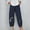 Navy, variant on HUPOM Chino Pants For Women Womens Pants Standard Low Waist Rise Full Straight-Leg Green M