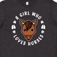 thumbnail image 4 of Inktastic A Girl Who Loves Horses Youth T-Shirt, 4 of 5