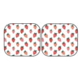 thumbnail image 7 of Goofa Hand Drawn Strawberry Pattern 2 Piece Car Windshield Sun Shade Foldable | Front Windshield Shade for Sun, Heat and UV Rays | Sunshade for Car Front Window-Large, 7 of 7