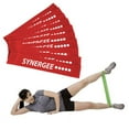 thumbnail image 2 of Synergee Mini Band Resistance Loop Exercise Bands Set of 10 - Red XX-Heavy, 2 of 6