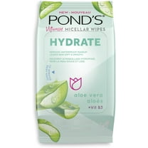 Pond's Vitamin Micellar Hydrate Facial Wipes, 25 ct (Pack of 4)