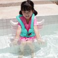thumbnail image 3 of Children Angel Wing Swim Inflatable Vest Adjustable Swimming Ring Comfortable Pool Life Jacket Cute Swimming Pool Float Swimwear for 10-25KG Kids, 3 of 6