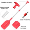 thumbnail image 4 of Aa1 Smelts, Aluminum alloy shaft and PVC blade ensure long-lasting durability.|T handle provides an easy grip and use.|Adjusts from 21.2" to 41.7" to meet different needs.|Telescopic design for convenient portability., 4 of 8