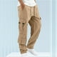 thumbnail image 2 of Pantalones cargo para hombre - Pantalones de chándal de pana para exterior - Poliéster, corte cónico, bolsillos utilitarios, tallas S-XXL, 2 of 6
