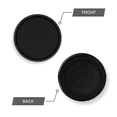 thumbnail image 4 of Auto Drive 2-Pack Car Coasters – Absorbent Cup Holder Inserts for Car, Truck, or SUV, Black, 4 of 9