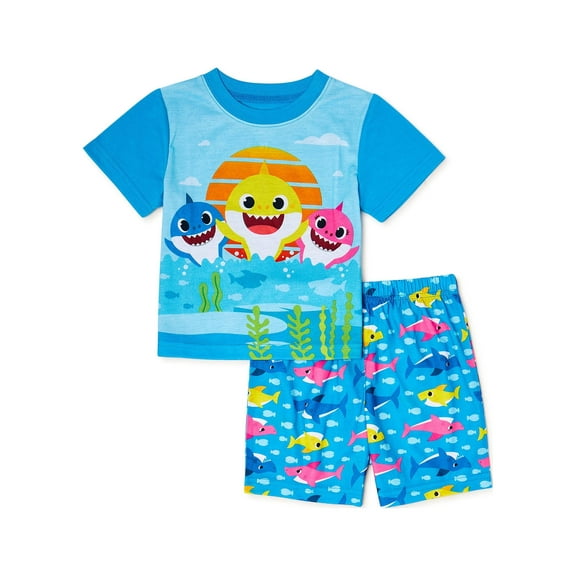 Baby Shark Toddler Boy Pajama Set, 2-Piece, Sizes 2T-5T