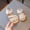 Beige, variant on Eltusu Girls Sandals with Strap, No Slip Comfort Open Toe Soft Sole Summer Shoes Beige Size 11(Little Kids)