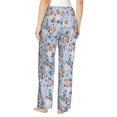 thumbnail image 2 of Bingfone Pajamas for Women,Rose Flowers Pajama Pants with Pockets-Large, 2 of 7