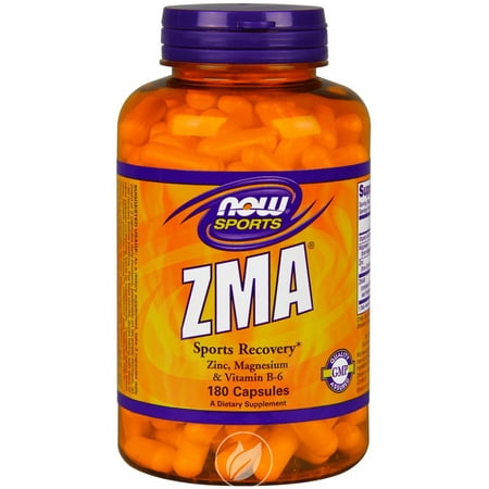 Now Foods - Sports, ZMA, Sports Recovery, 180 Capsules, Pack of (Best Brand Of Zma)