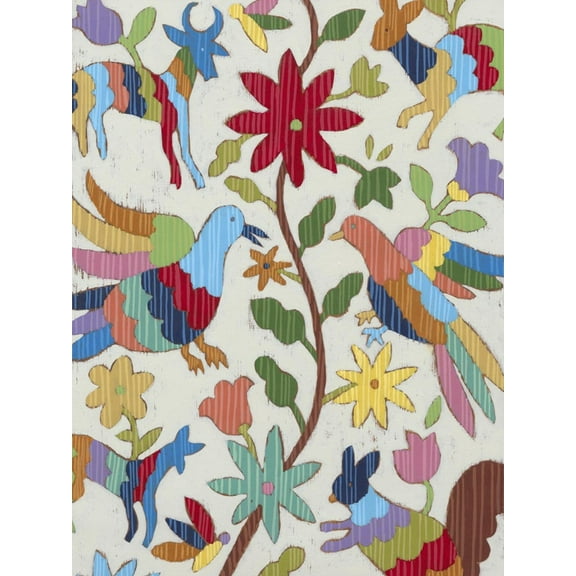 Art.com Otomi Embroidery I Art Print by Chariklia Zarris, 12" x 16"