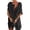 Z01-Black, variant on Women's Swimsuit Coverup Shirt Dress Button Down Short Sleeve Casual Plus Size Tunics Tops Bathing Suit Cover Up Vacation Beachwear Mini Dress Size M