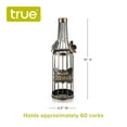 thumbnail image 3 of True Wine Cork Holder - Wine Cork Storage & Decor, Rustic Bronze Finish, 3 of 6