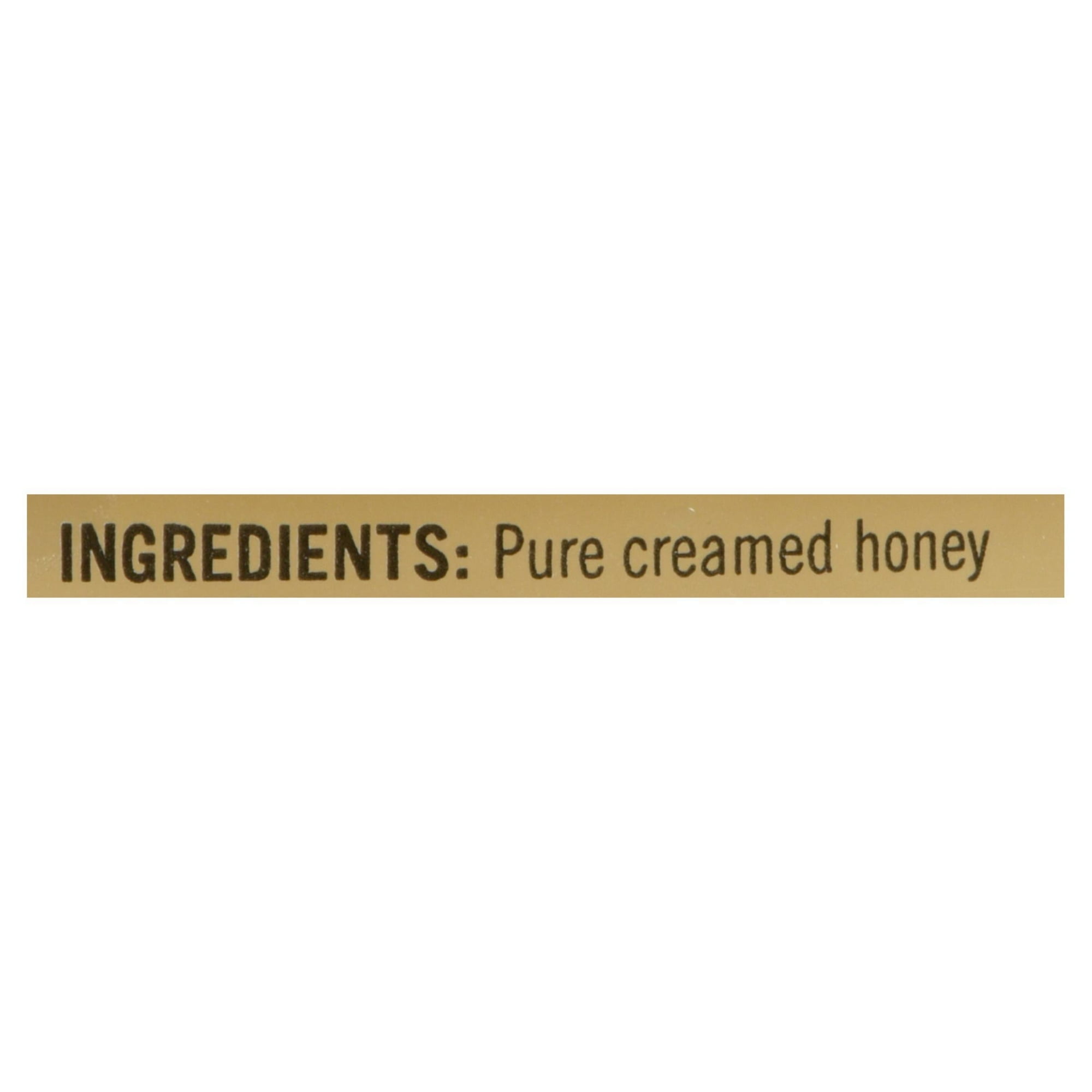 Natural cream honey