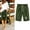 s_Green, variant on Njoeus Women's Cotton Linen Shorts Casual Bermuda Shorts for Women Summer Pull On Short with Elastic High Waist Drawstring
