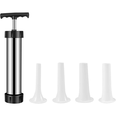 ABCISI Stainless Steel Manual Sausage Stuffer Kit