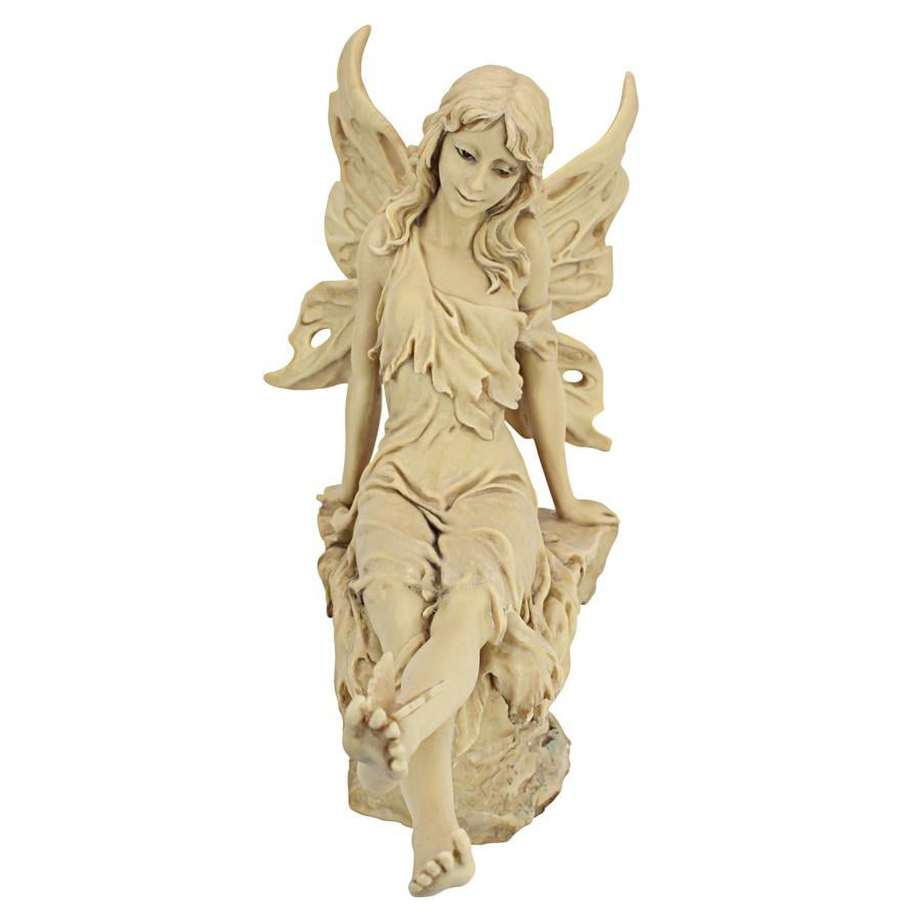 Design Toscano Twinkle Toes Fairy Garden Statue, 13 Inch