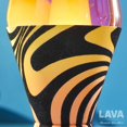 thumbnail image 5 of Lámpara Lava® - Base flocada con degradado Groovy de 14,5'' - La luz de movimiento original - Cera amarilla y líquido morado - Artículo n.º 2015, 5 of 5