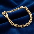 thumbnail image 4 of Pompeii Men's Link 14k Gold (51gram) or Platinum (82gram) 7.5mm Link Bracelet 8.75" (,), 4 of 5