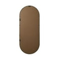 thumbnail image 4 of Elegant Decor Metal Frame Oval Mirror 30x72 Inch in Black, 4 of 12