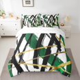 thumbnail image 2 of Homewish Geometric Stripes 7-Piece Reversible Twin Comforter Set for Teens, Vintage Design, 2 of 8