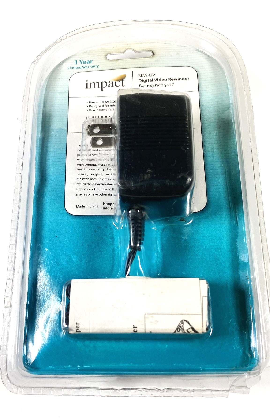 2 Way Videocassette Rewinder