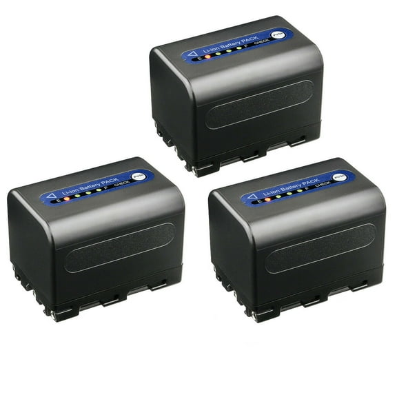 Kastar 3-Pack NP-QM71D Battery 7.4V 3600mAh Replacement for Sony CCD-TRV460, CCD-TRV480, CCD-TRV530, CCD-TRV730, CCD-TRV738, CCD-TRV740, CCD-TRV828, CCD-TRV830, CCD-TRV840, CCD-TRV890 Camera