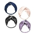 thumbnail image 5 of COMPUKAS Silk Headbands 4pcs Assorted Colors Comfortable Fit for All Hairstyles Ideal for Home Use, 5 of 8