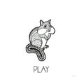 thumbnail image 3 of Gango Home Decor Casual Color the Forest Adventure & Play by Elyse DeNeige (Ready to Hang); Two 16x16in Hand-Stretched Canvases, 3 of 5