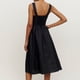 thumbnail image 5 of Vestido de fiesta con corsé para mujer Vestido a media pierna con tiras y ribete de encaje Vestidos sencillos y fluidos de una línea FLhrweasw Nuevo, 5 of 7