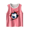 thumbnail image 2 of Eltusu Boys Cotton Tank Tops, Sleeveless Relaxed Fit Sports Crew Neck Workout Tops Pink Size 14-15 T, 2 of 3