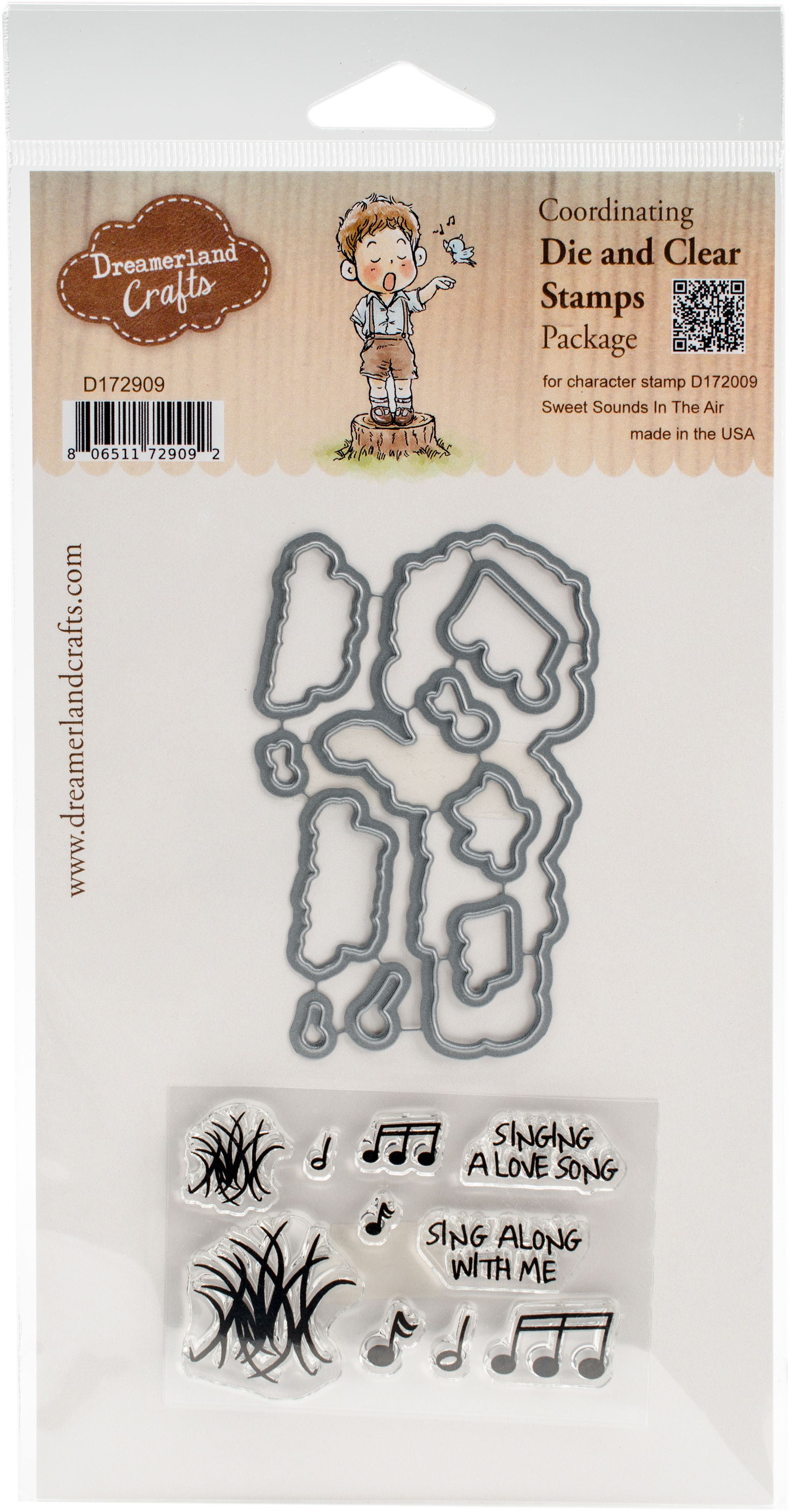 Dreamerlandcrafts Clear Stamp /& Die Set 4/"x4/"-spreading The Good News