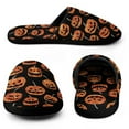 thumbnail image 3 of Gothic Pumpkin, Spooky Gift, Halloween Slippers, Autumn Slippers, Women's Slippers, Indoor Shoes, 3 of 5