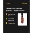 thumbnail image 6 of Suwannee Swamp Sauce Hot Sweet Savory Datil Pepper Hot Sauce, 6 of 9