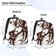 thumbnail image 2 of Disketp Vintage Husky Dog Mochila de Lona Estampada, Mochila Escolar de Viaje Ligera para Estudiantes y Portátil-Small, 2 of 5