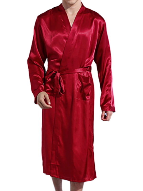 mens silk kimono dressing gown