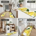 thumbnail image 5 of Yellow Lemon Fruit Slices White Pattern Kitchen Rugs Sets Of 3,Kitchen Runner Rugs Non Skid Washable,Decorative Kitchen Floor Mats for Kitchen,Sink,Laundry,17"x30"+ 17"x47" + 17"x59", 5 of 6
