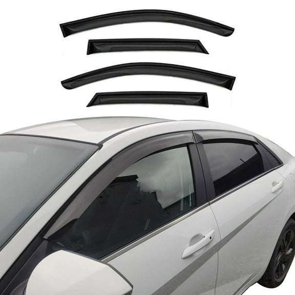 2019-2026 Toyota Corolla Sedan Window Visor Vent Rain Deflector 4Pcs Smoke