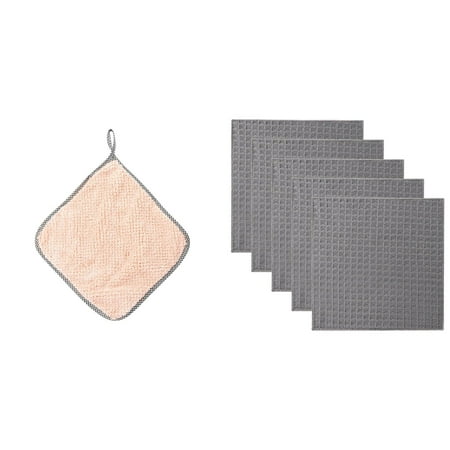 

Act Now! 1PCS Rag Dish Cloth Water Absorption Thickening Pot Washing Towel Table Kitchen Dishcloth