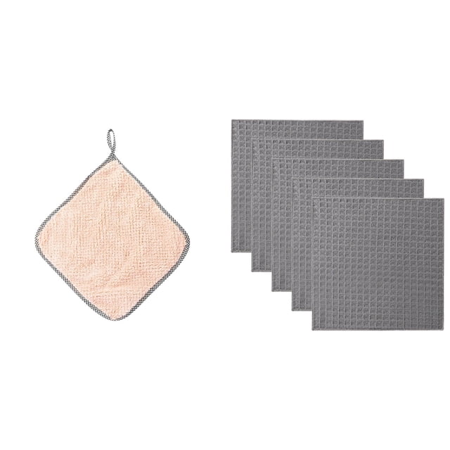Clearance Items,npkgvia Rags,Dish Cloths,1PCS Rag Dish Cloth Water Absorption Thickening Pot Washing Towel Table Kitchen Dishcloth,Dish Towels