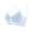 Blue, variant on Women's Invisible Seamless Bra with Thin Straps - Deep V-Neck Bandeau with Natural Shaping & Light Support for Plunging Necklines & Daily Wear