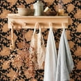 thumbnail image 2 of Tempaper  Silhouette Peel and Stick Wallpaper Black/Metallic Brushed Copper - 28 sq. ft., 2 of 5
