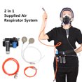 thumbnail image 1 of Supplied Air Fed Respirator System For Painting Spraying Gas Mask Respirator, 1 of 10