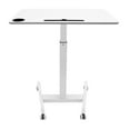 thumbnail image 7 of Height Adjustable Mobile Standing Desk with Wheels, Durable Iron Construction, Wide Tabletop for Home, Office, and Classroom Use - Easy to Move and Clean, 7 of 7