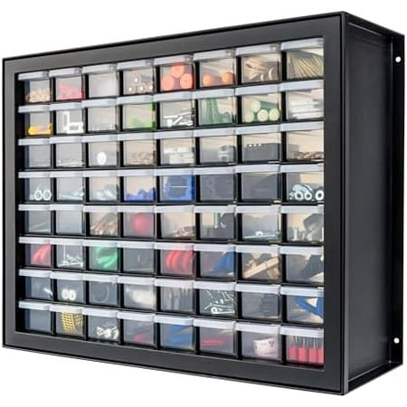 Bead Organizer Drawers 64-Drawer Screw Tool Electronics Hardware Nuts and Bolts Plastic Garage Storage Cabinet Bin Stackable Craft Supply Building Bricks Sorter Teacher Tool Box Black Bead Organizer Drawers 64-Drawer Screw Tool Electronics Hardware Nuts and Bolts Plastic Garage Storage Cabinet Bin Stackable Craft Supply Building Bricks Sorter Teacher Tool Box Black