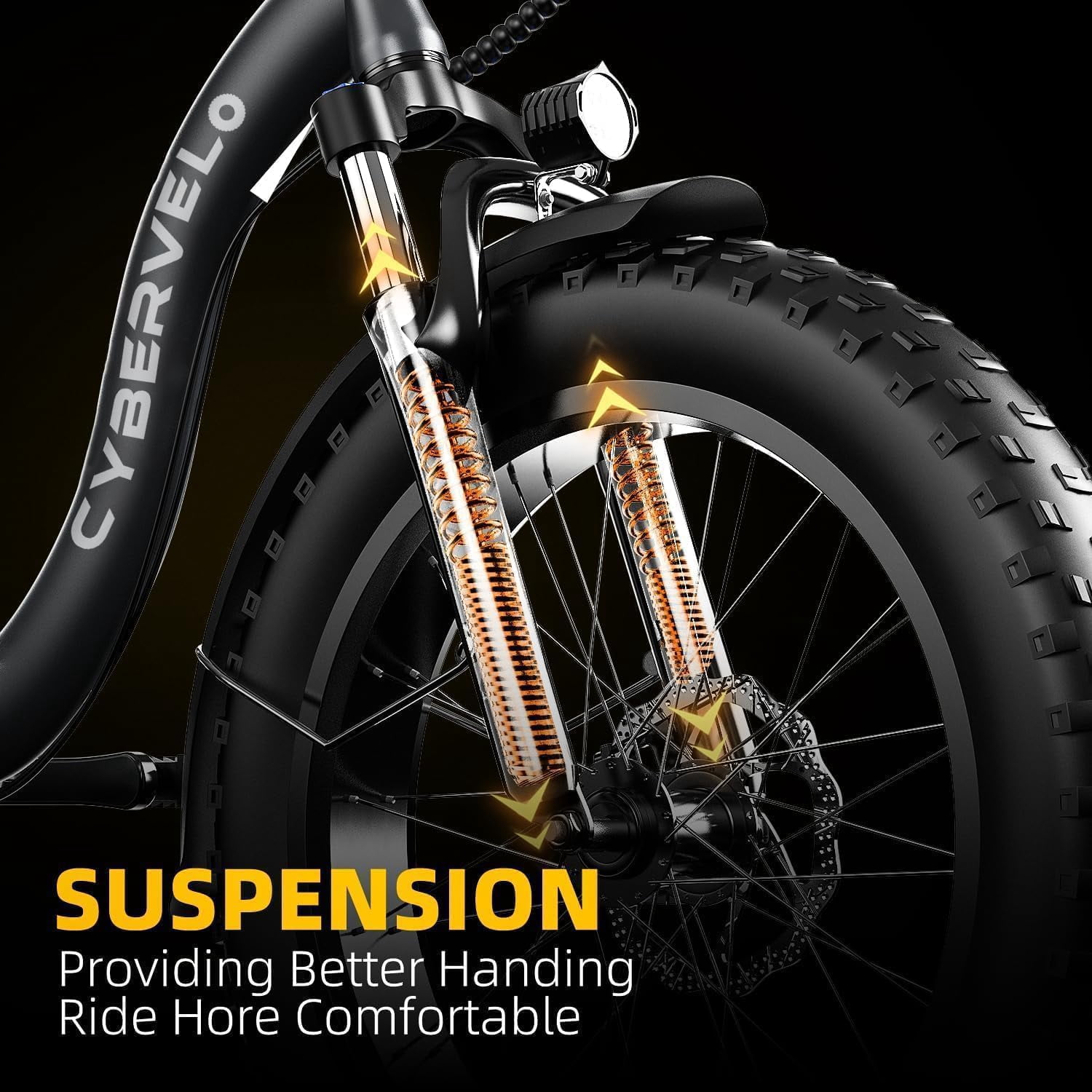 Cbvelo 1000W Folding Electric Bike, 48V 20.8AH Large Removable Battery E-Bike, 30+MPH, 80 Miles Max Range, 20" Fat Tire Electric Bike for Adults, Adult Electric Bicycles for Commute