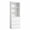 Pure matte black, variant on Tall Wooden Bookcase with 3 Storage Drawers & 3-Tier Open Shelves – Deep Bookshelf Organizer – Cabinet for Home Office, Living Room, Study – 70" Height – Brown-Red