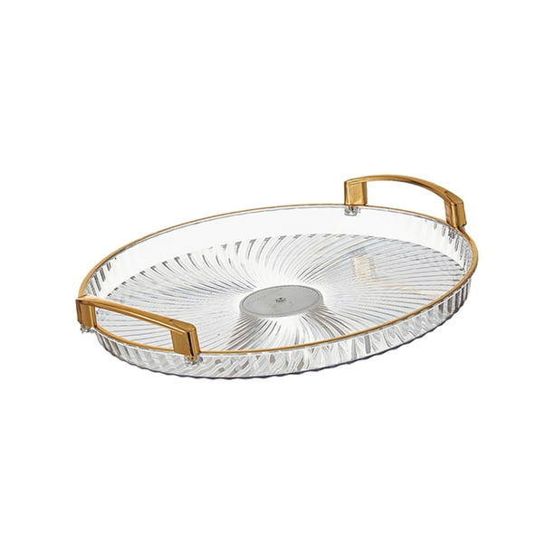 Platos transparentes para servir Strade Fareast Limited 30cmx30cmx2.5cm