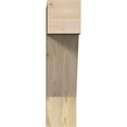 thumbnail image 2 of Ekena Millwork 6"W x 20"D x 24"H Traditional Block Rough Sawn Bracket, Douglas Fir, 2 of 25